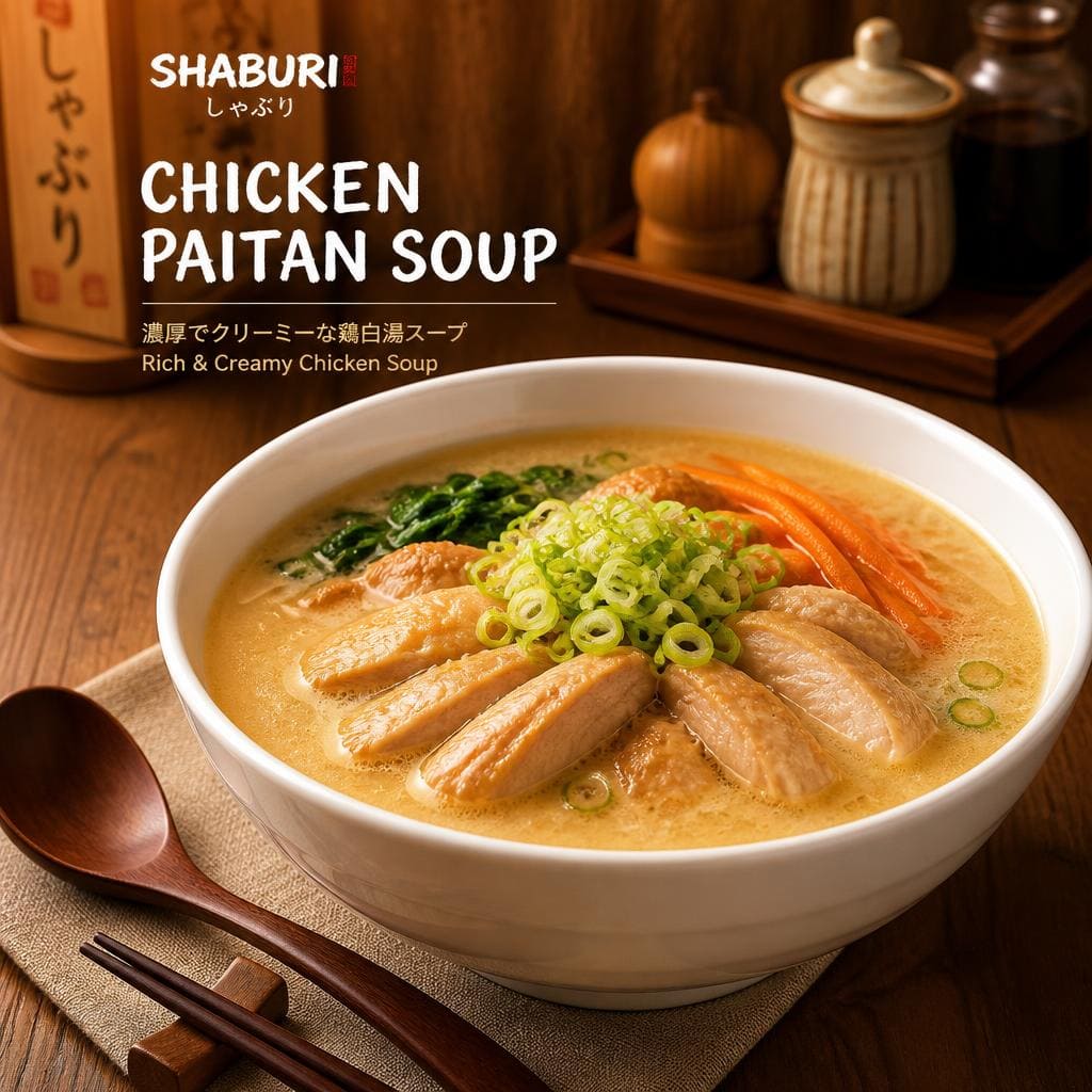 Shaburi Chicken Paitan Soup Shaburi